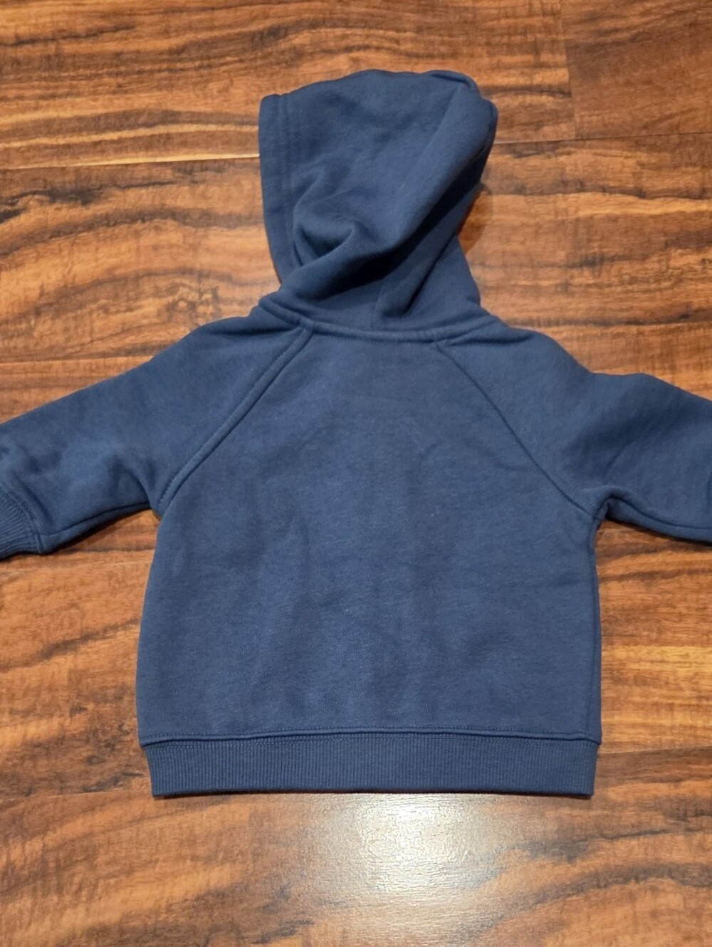 Gymboree NWT 0-3 Month Blue Hooded Sweatshirt, Pants, Striped Bodysuit & Booties - Picture 6 of 15